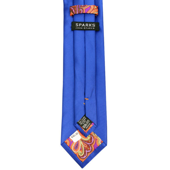 John Sparks x Cobalt: Tie + Pocket Square + Tie Bar