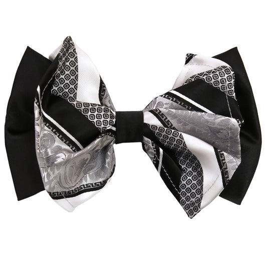 Big Bow Tie and Matching Handkerchief