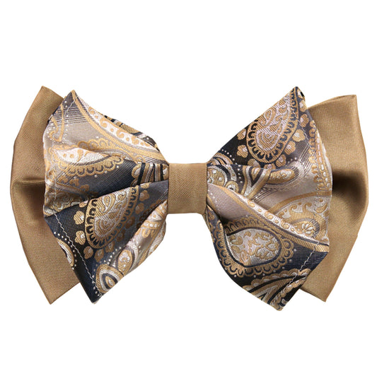 Big Bow Tie and Matching Handkerchief