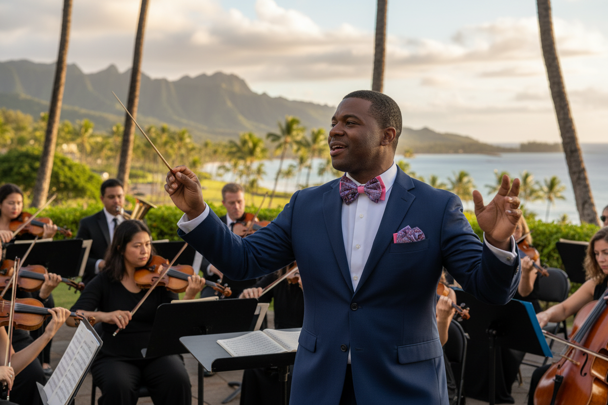 Paisley Pink Big Bow Tie and Matching Handkerchief 4766