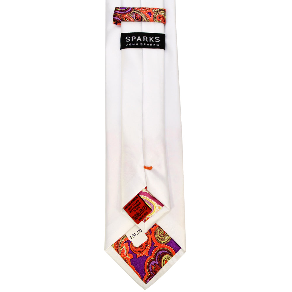 John Sparks x White: Tie + Pocket Square + Tie Bar