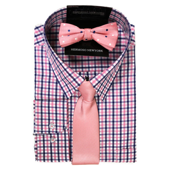 Boy's Dress Shirt - Pink