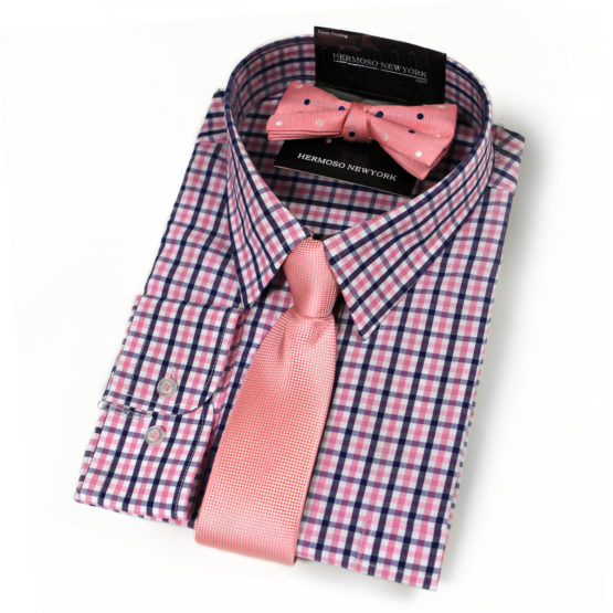 Boy's Dress Shirt - Pink