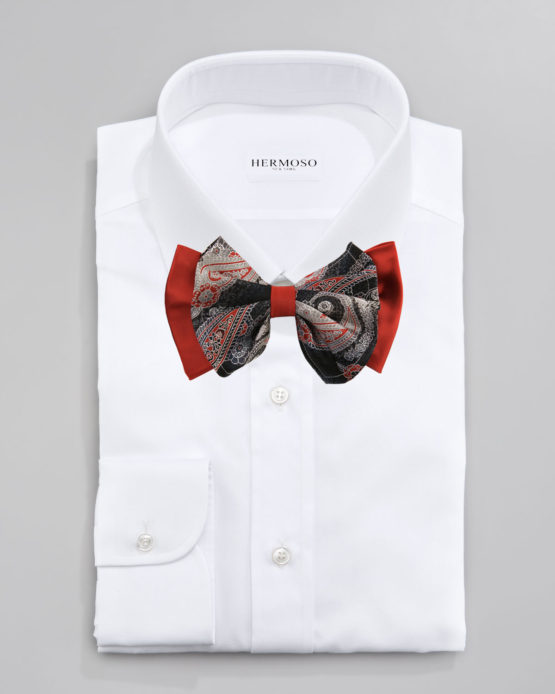 Hermoso New York Big Bow Tie Red- 4165