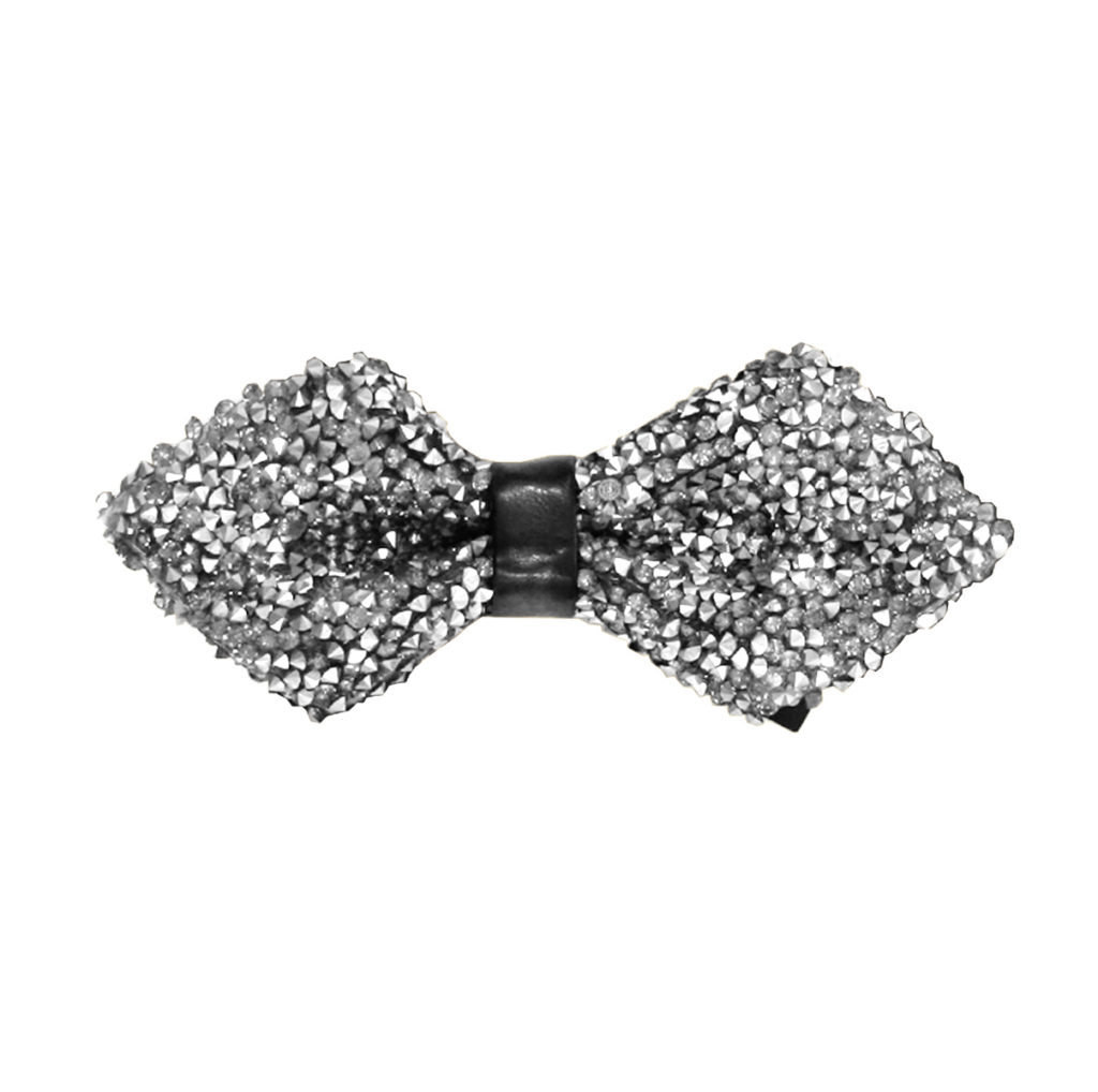 Sparks Bow Tie – 4403 Silver Glitter – HERMOSO