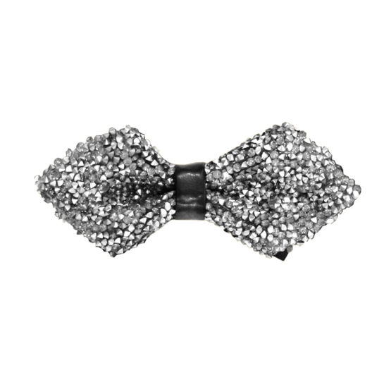 Sparks Bow Tie - 4403 Silver Glitter