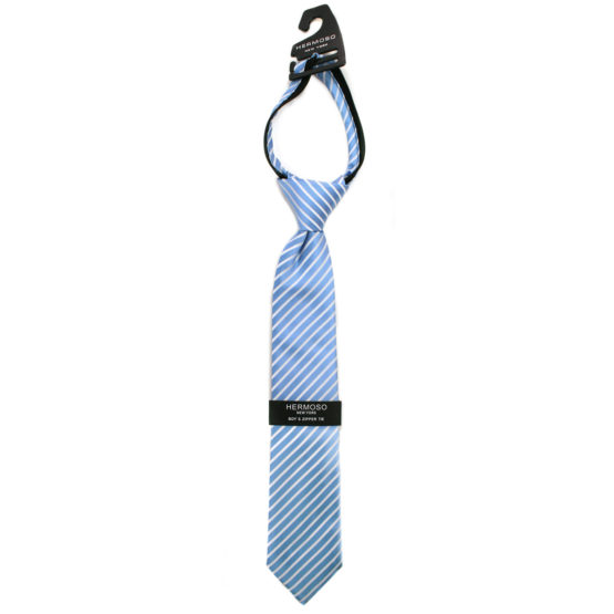 Hermoso NewYork Boy's Tie 4319B- Blue