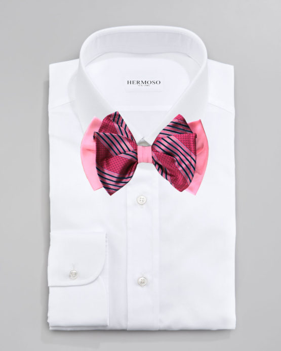 Hermoso New York Big Bow Tie Pink- 4767